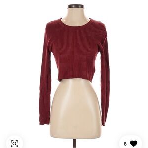Seraphine Maternity & Nursing Ribbed Cropped Sweater size 4